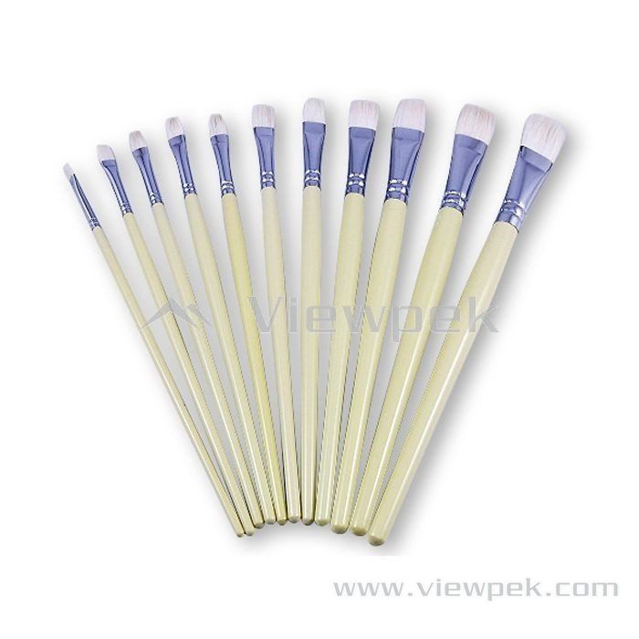  Watercolor Brushes - Flat- A0004B-1
