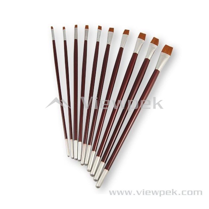  Watercolor Brushes - Flat- A0003D-1