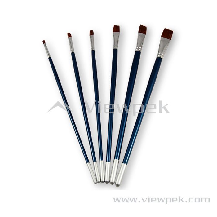  Watercolor Brushes - Flat- A0003B-1