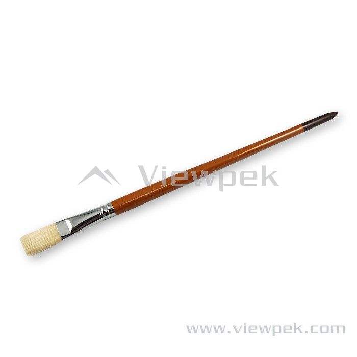  Chongking Bristle Oil&Acrylic Brush - Flat- A0101E10