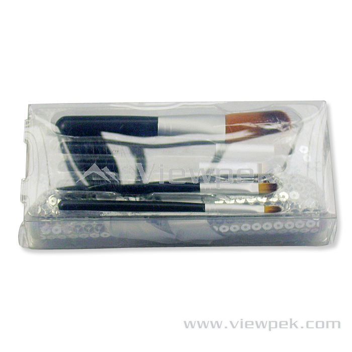  Makeup Brush Kit (Sparkling pouch)-M2002G-1
