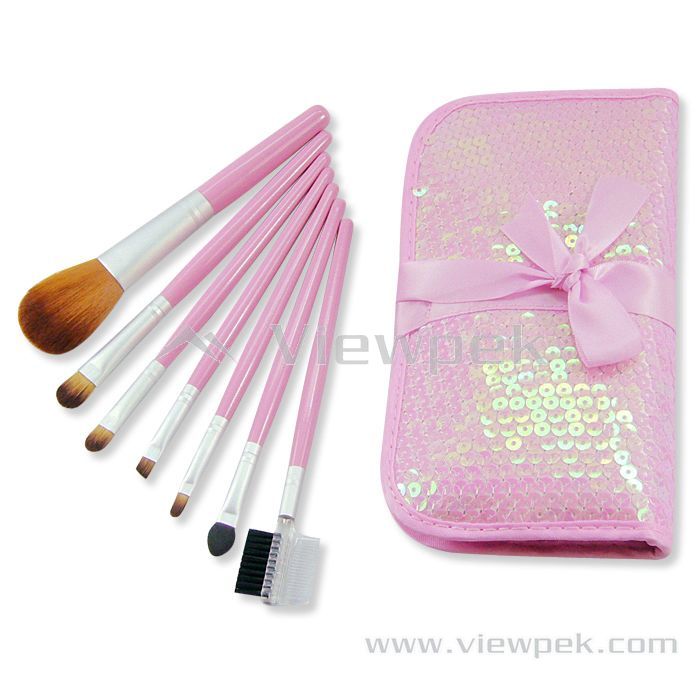  Makeup Brush Kit (Sparkling pouch)-M2002K