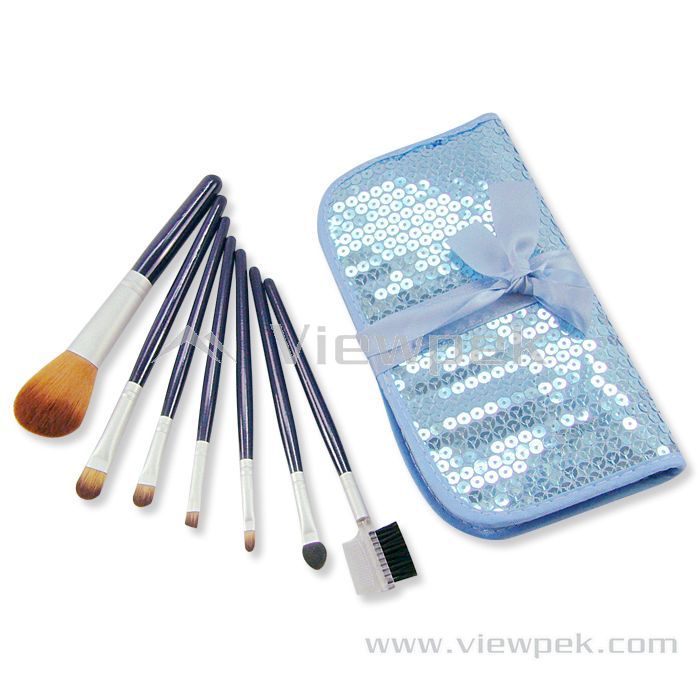  Makeup Brush Kit (Sparkling pouch)-M2002M