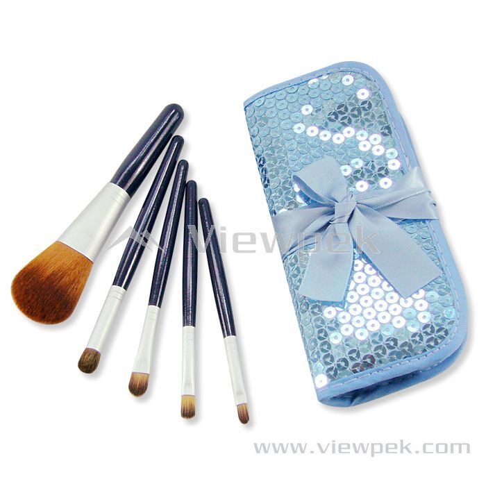  Makeup Brush Kit (Sparkling pouch)-M2002N
