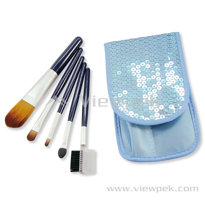  Makeup Brush Kit (Sparkling pouch)-M2002P