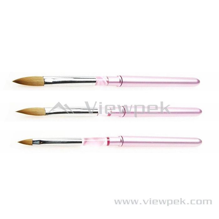  Kolinsky Acrylic Nail Brushes (Oval)-N0114KA