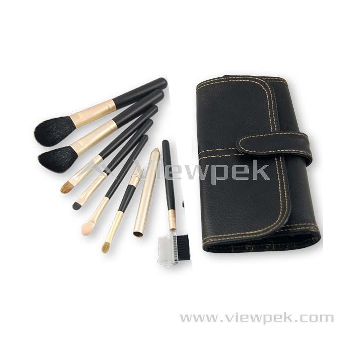  Makeup Brush Kit  ( Champagne gold ferrule)- M2008A