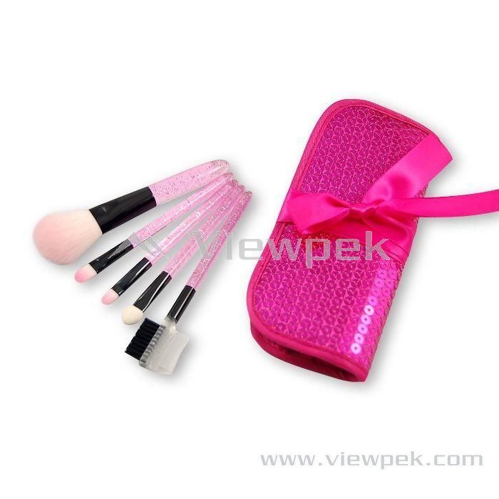  Makeup Brush Kit  (Sparkling pouch)- M2003B