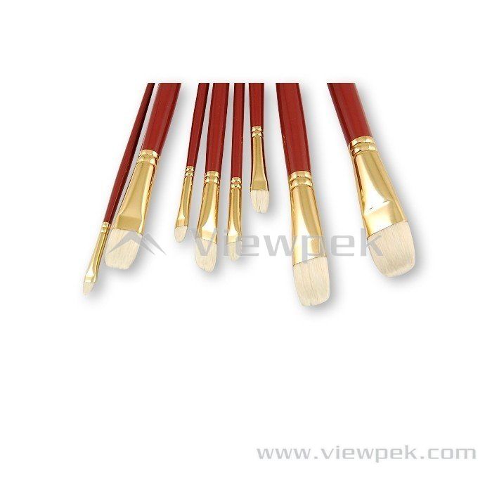 Chongking Bristle Oil&Acrylic Brushes - Filbert- A0101J